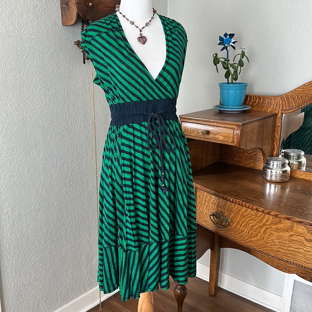 Anthropologie Plenty by Tracy Reese striped dress size small EUC
